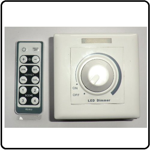 150W LED lys Dimmer AC 220V +  IR fjernbetjening