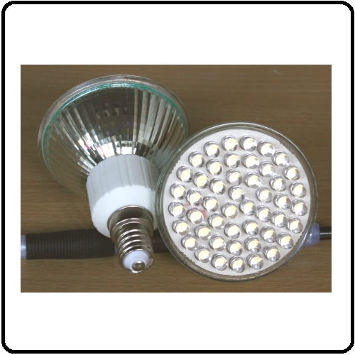 2,5W 230V/48 LED Pære E14 Fatning, hvid/hvid