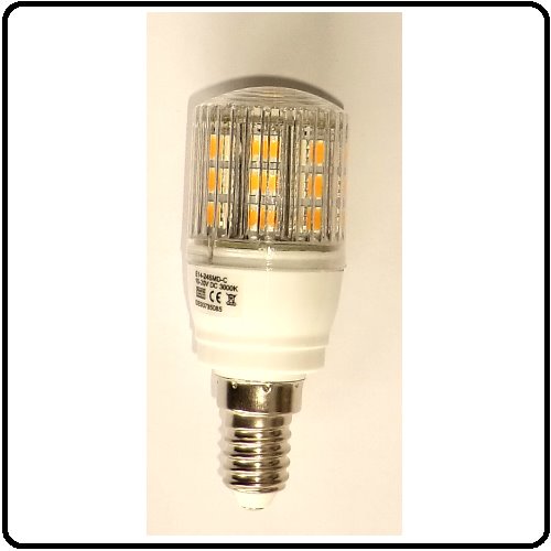 LED pære 12V/24V 3,0W E14 3000K/280lm